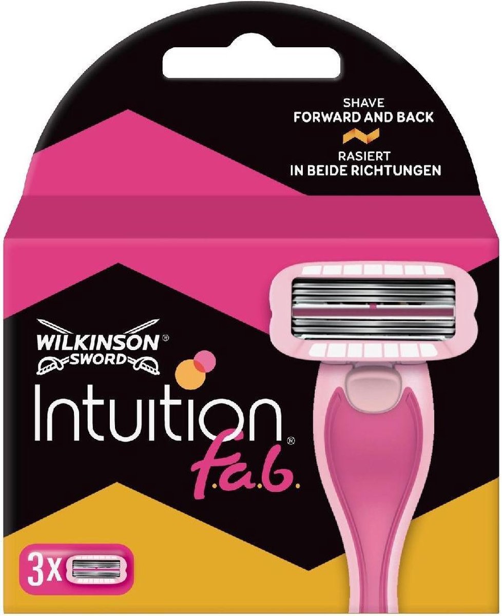 Wilkinson Scheermesjes Intuition f.a.b. - 3 navulmesjes