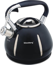 Klausberg 7051 - Fluitketel - Zwart - 3 liter