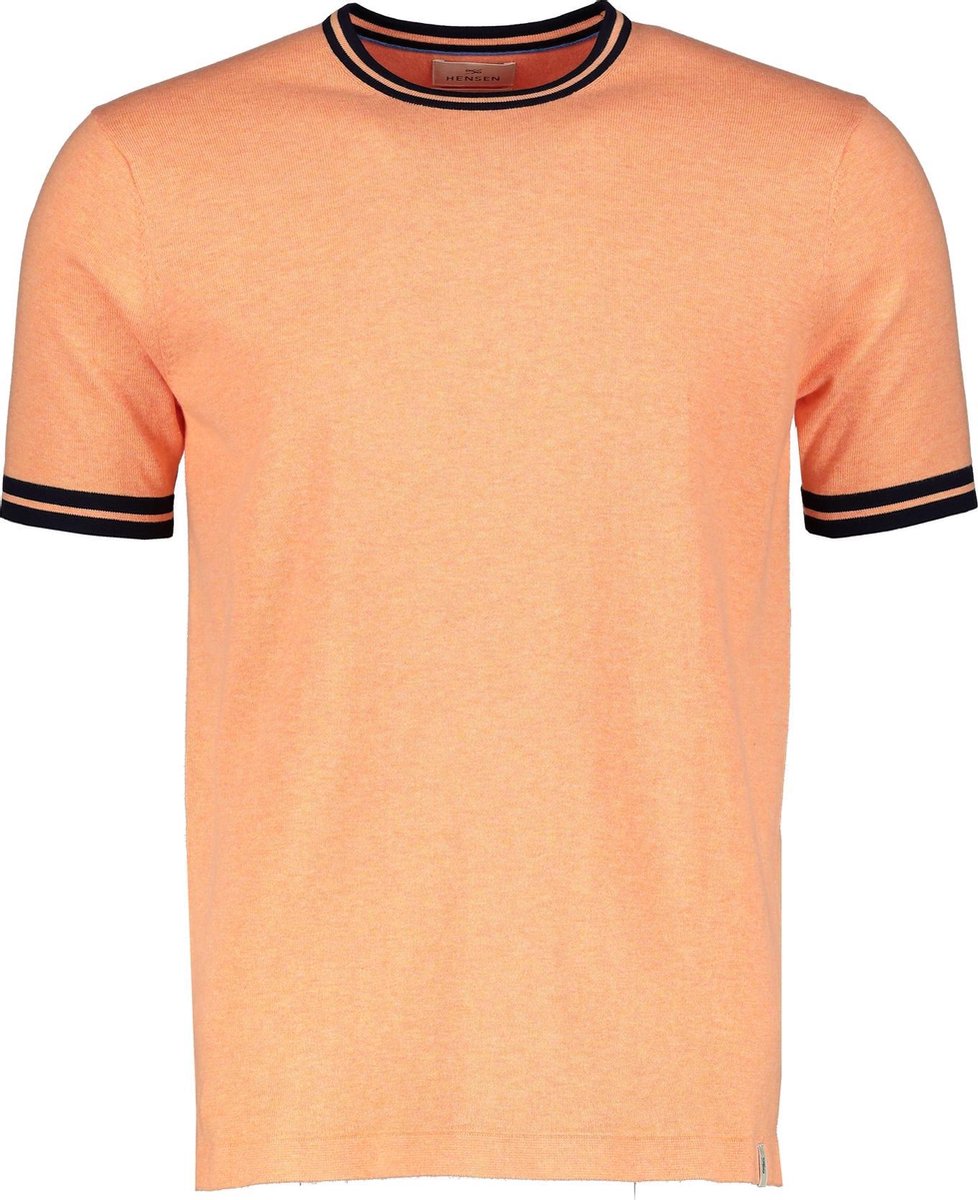 Hensen T-shirt - Extra Lang - Zalm - 3XL Grote Maten