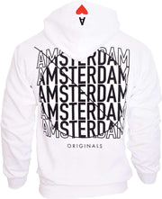 Amsterdam Originals Hoodie Wit maat Extra Large Amsterdam Liesdelsluis