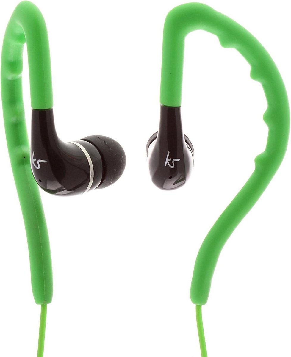 KitSound Enduro Groen Intraauraal oorhaak koptelefoon