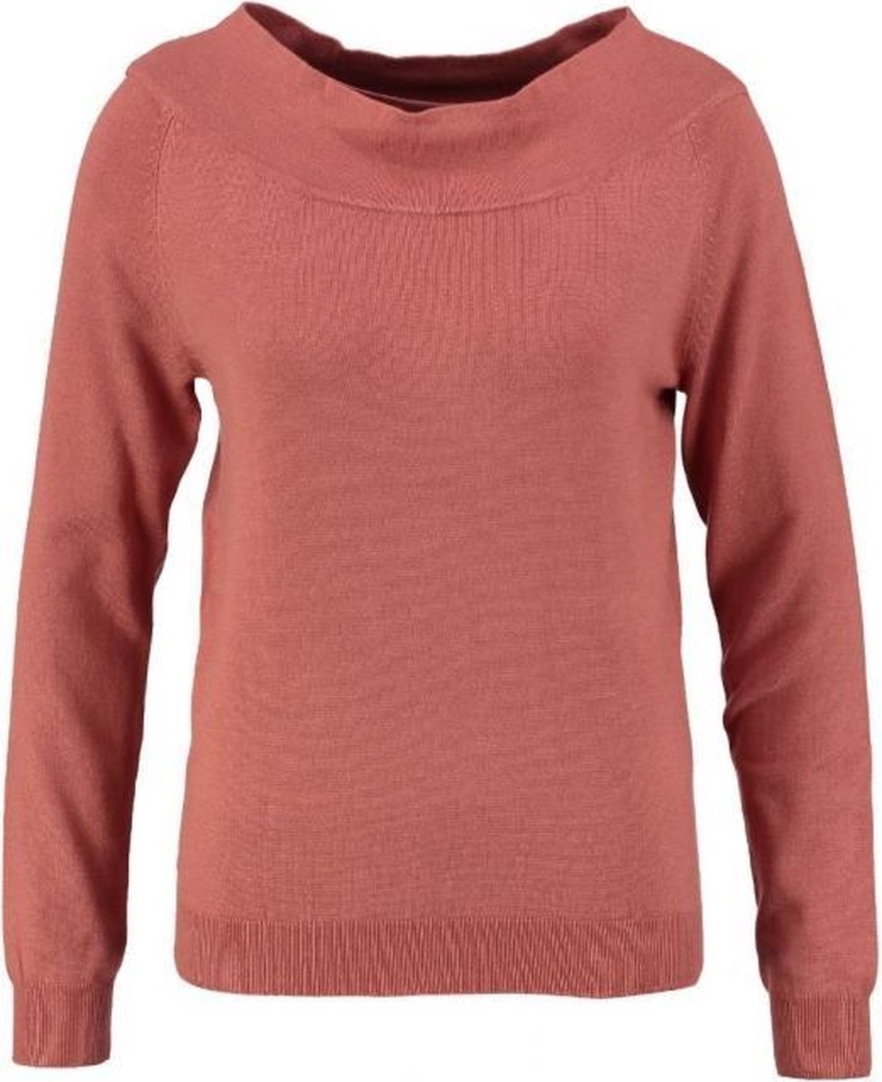 Vero moda korte zachte trui cedar wood - Maat XL