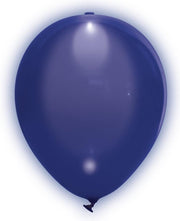 Tib Ballonnen Lightning Led 23 Cm Latex Blauw 5 Stuks