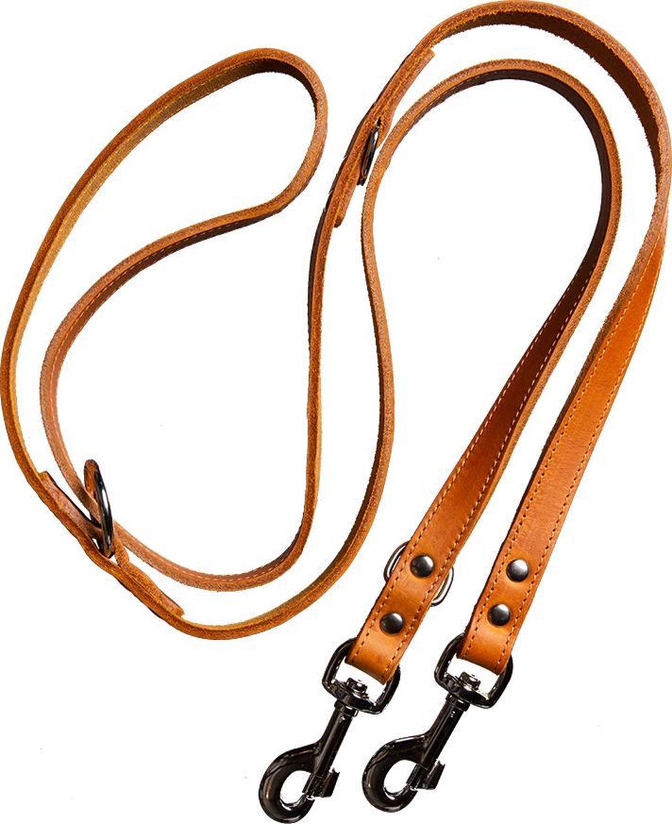 Habitat Politieriem Vetleer Cognac 200x1