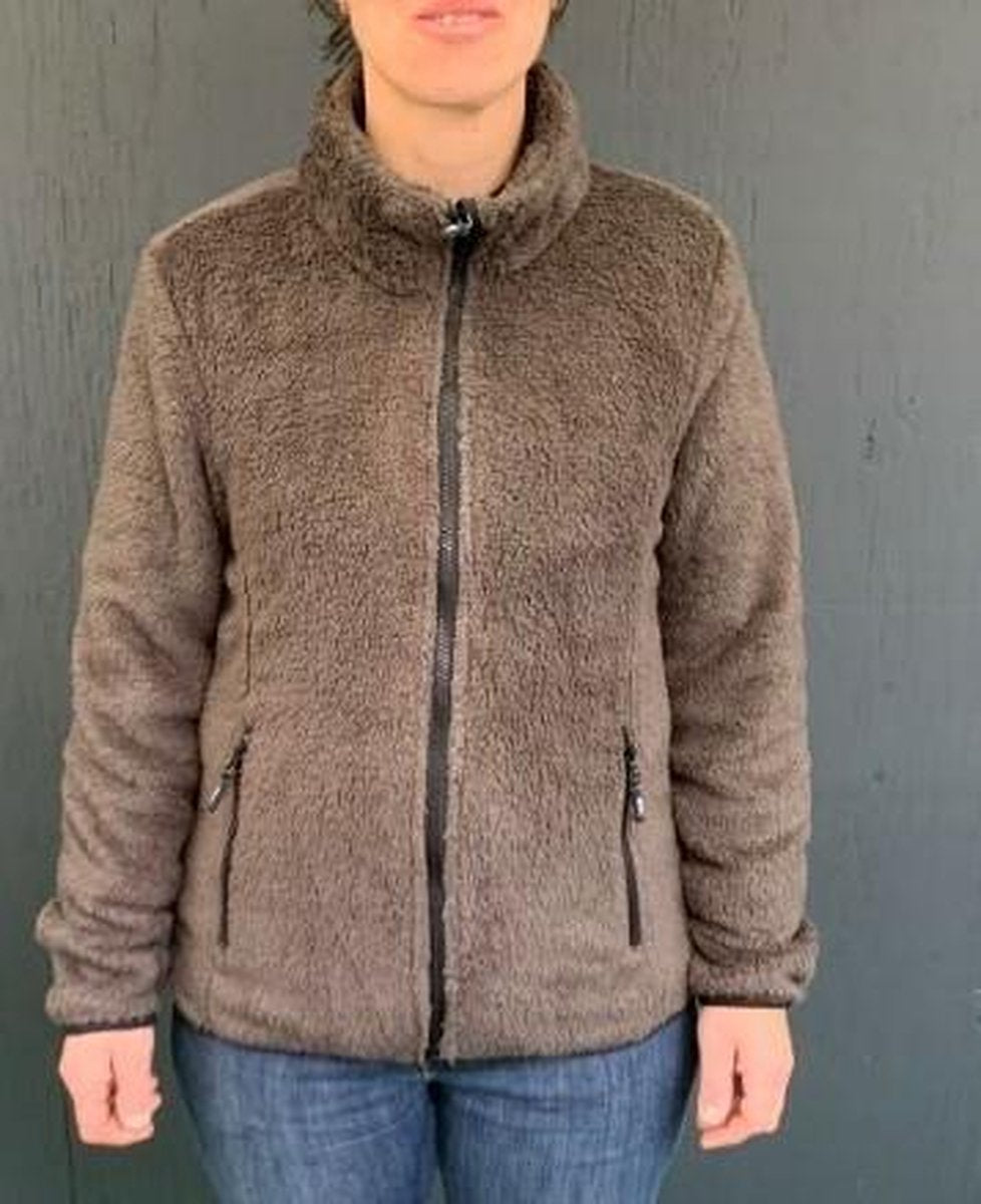 Nordberg fleece vest EVY army/bruin - maat L