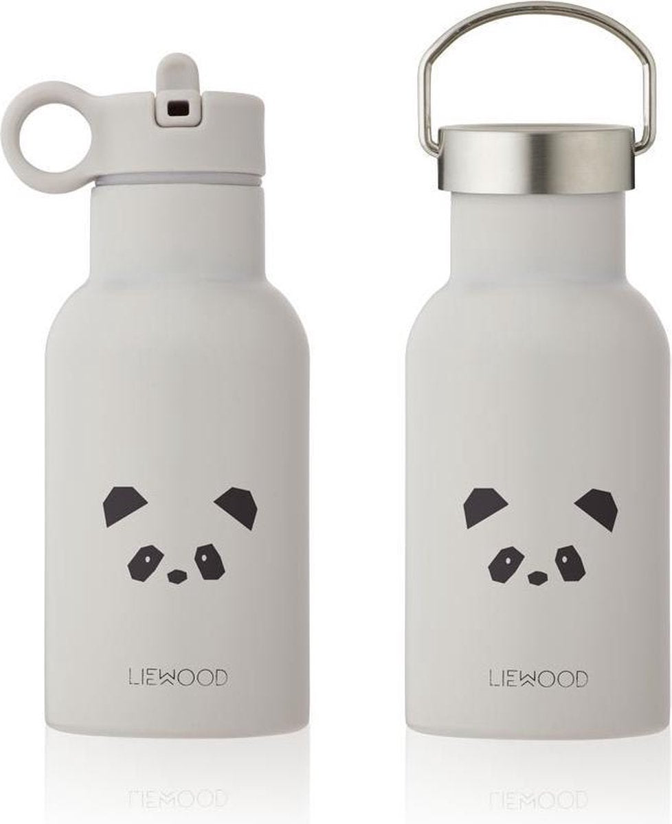 Super Knappe Anker Drinkfles - Panda Light Grijs