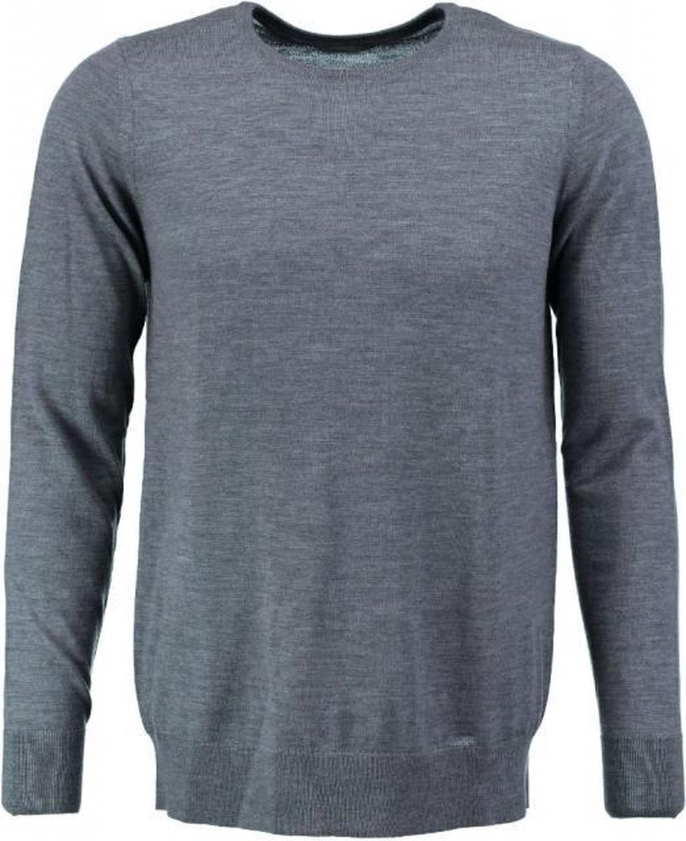 Dstrezzed zachte grijze trui fine merino - Maat  S