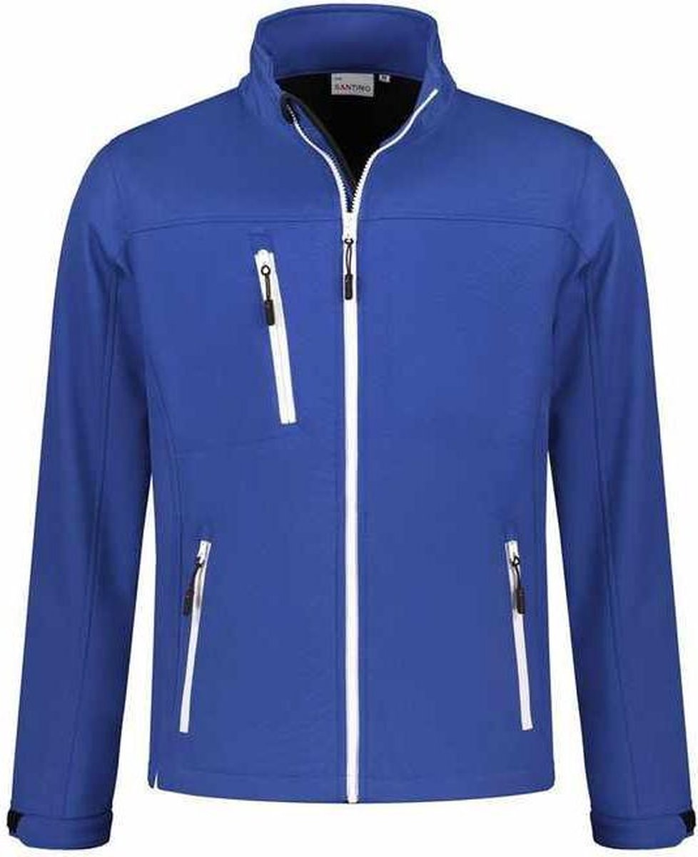 Santino softshell jacket Soul - 200154 - koningsblauw - maat L
