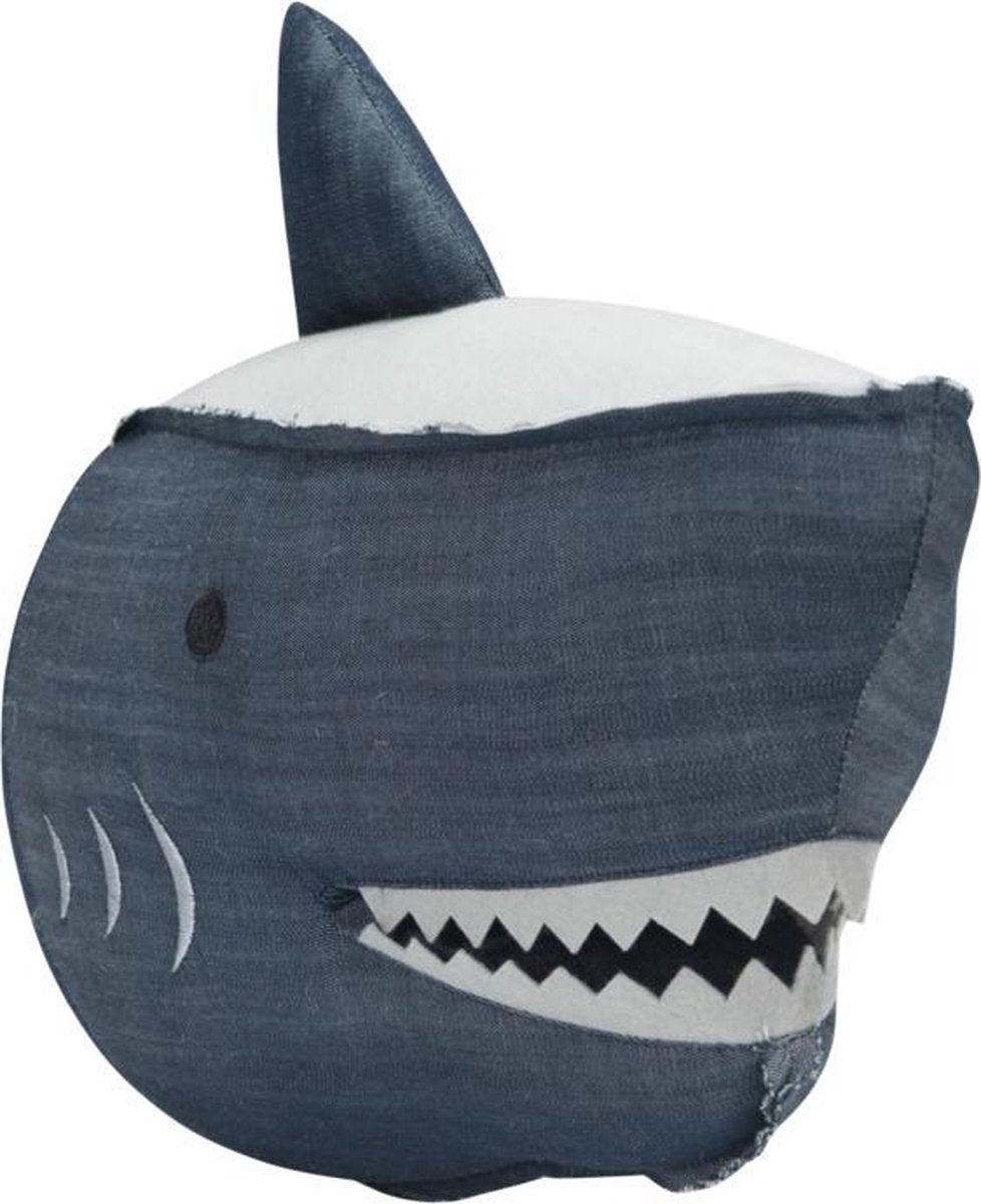 Stapelgoed dierenkop Haai denim