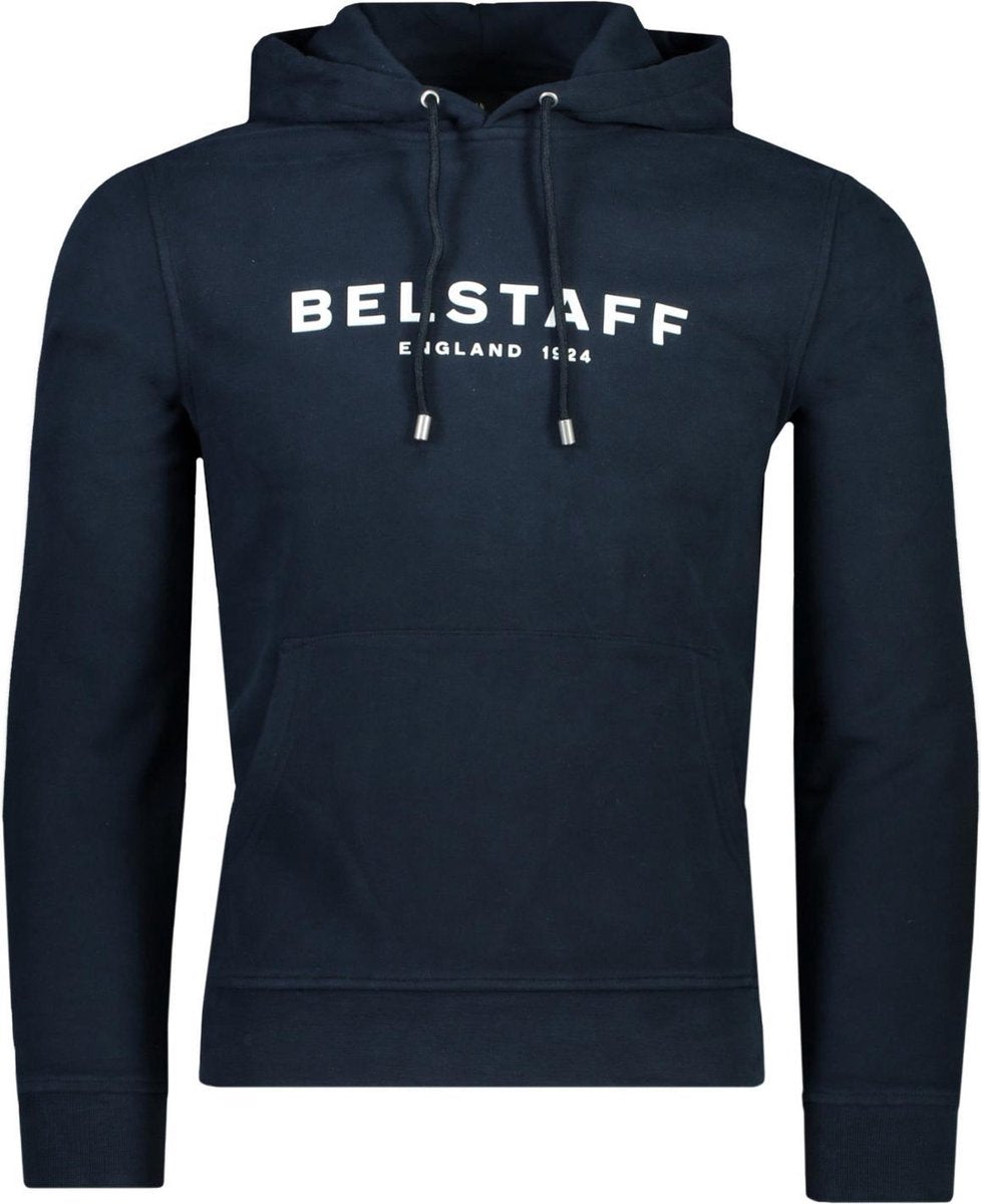 Belstaff Trui Blauw Getailleerd - Maat M - Heren - Herfst/Winter Collectie - Katoen