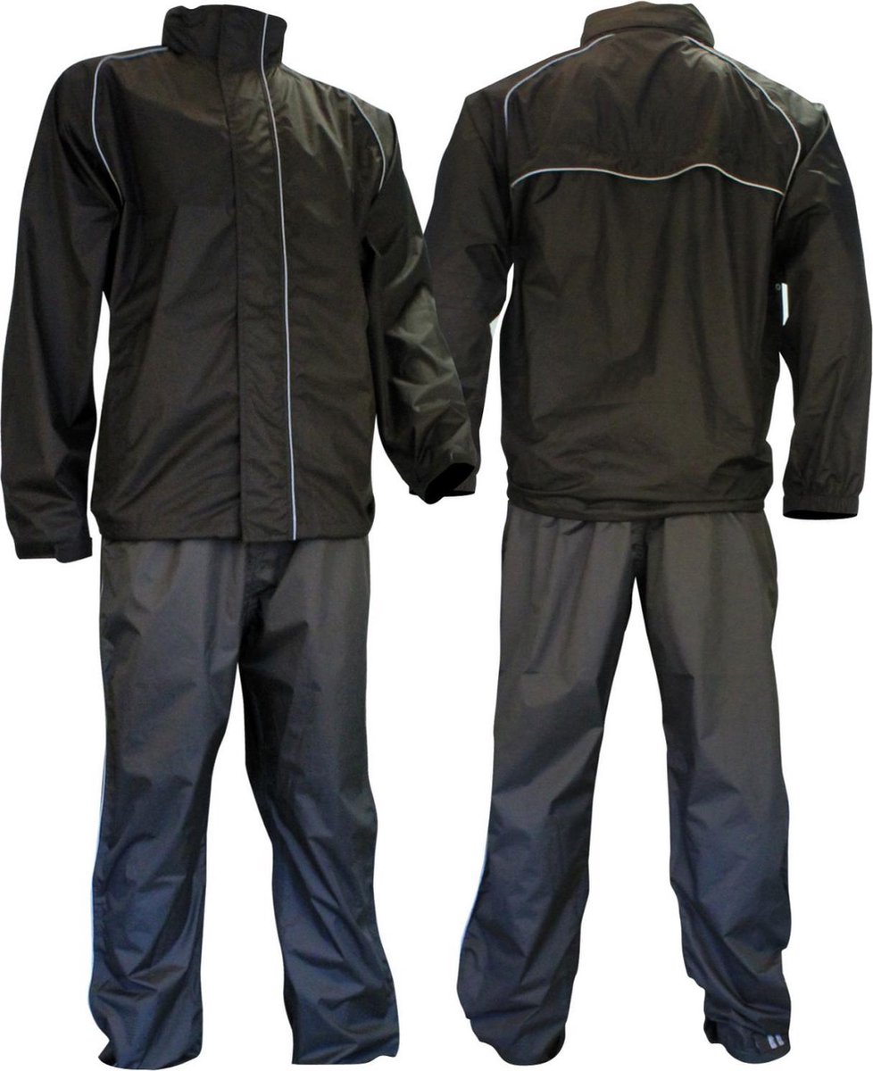 Ralka Comfort - Regenpak - Volwassenen - Unisex - Maat S - Zwart