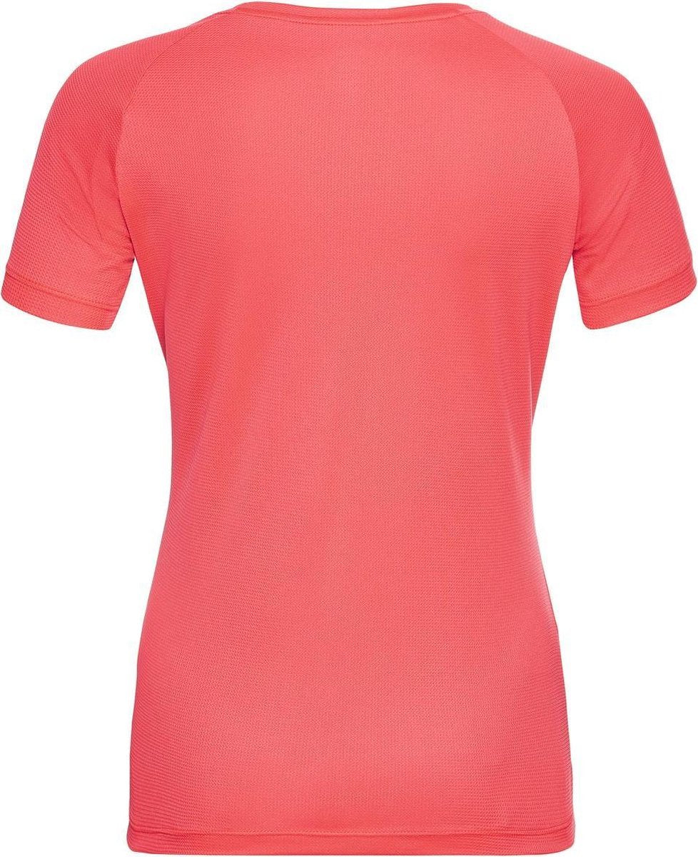 ODLO T-shirt S/S Crew Neck Essential Light Dames - Siesta - Maat L