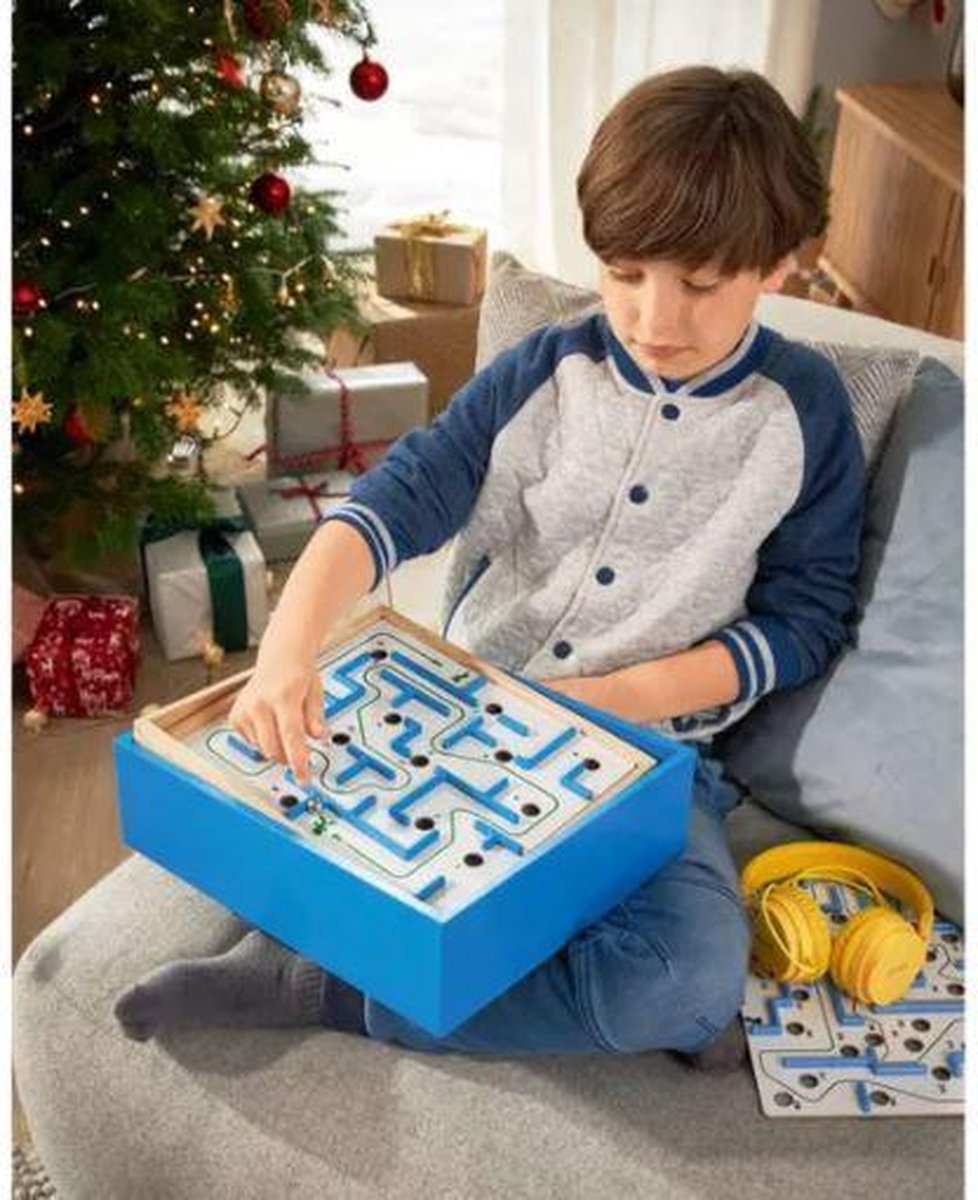 PLAYTIVE Houten tafelspel labyrinth
