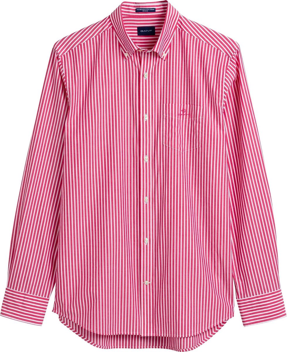 Gant Roze Blouse Gestreept  heren maat M