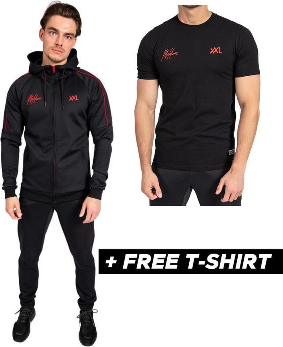 Malelions // XXL Nutrition Jacket - Black/Red