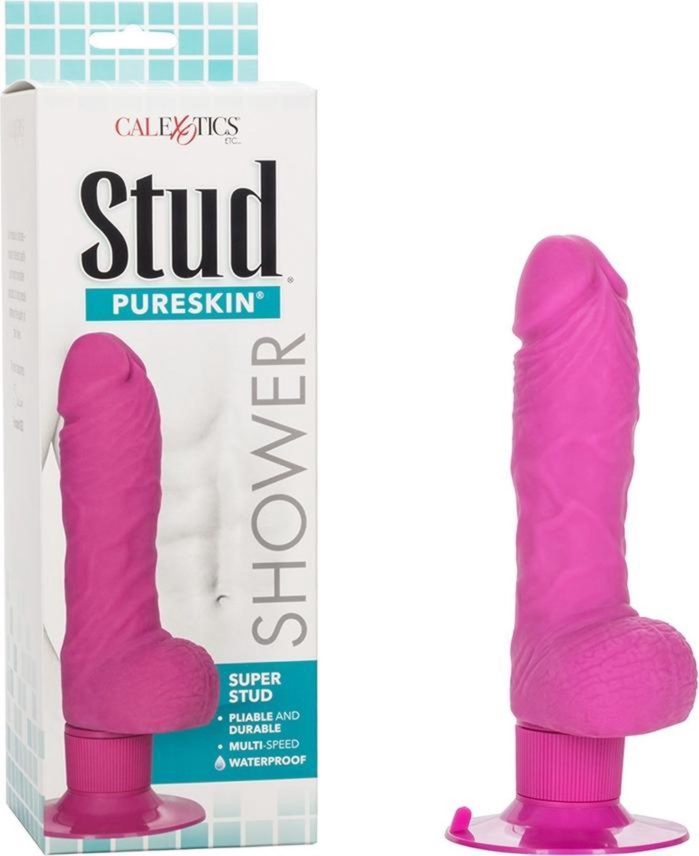 Shower Stud™ Super Stud - Pink - Realistic Vibrators -