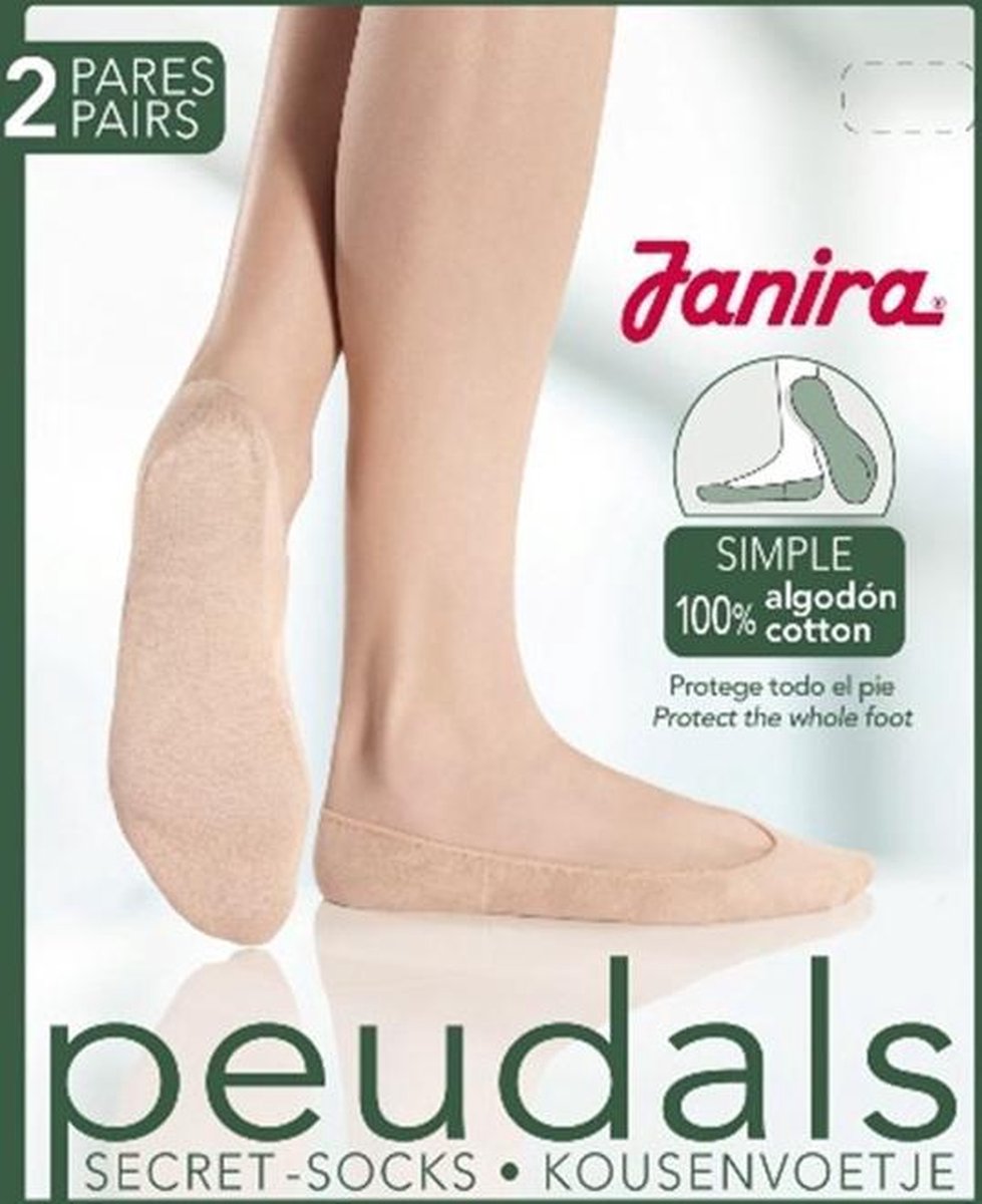 Janira kousenvoetje Simple Katoen (10032N) 2 pack