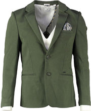Dstrezzed groen slim fit stretch colbert - valt kleiner - Maat M