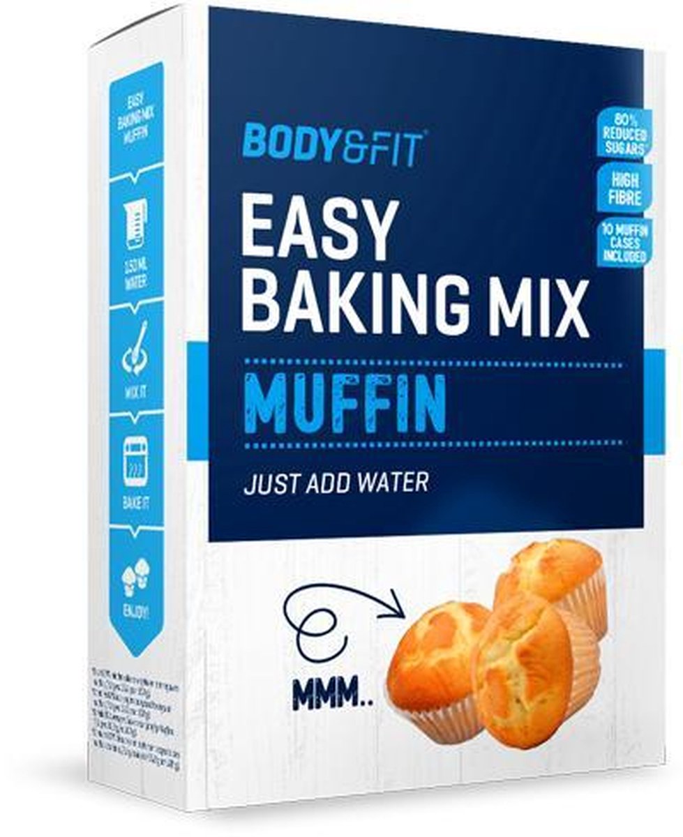 Body & Fit Easy Baking Mix - Muffin Bakmix - 80% minder suiker - 400 gram