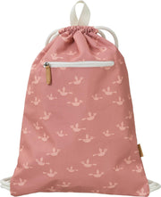 Fresk zwemtas Birds - zwemzak - turnzak - turntas -sporttas - kind - roze