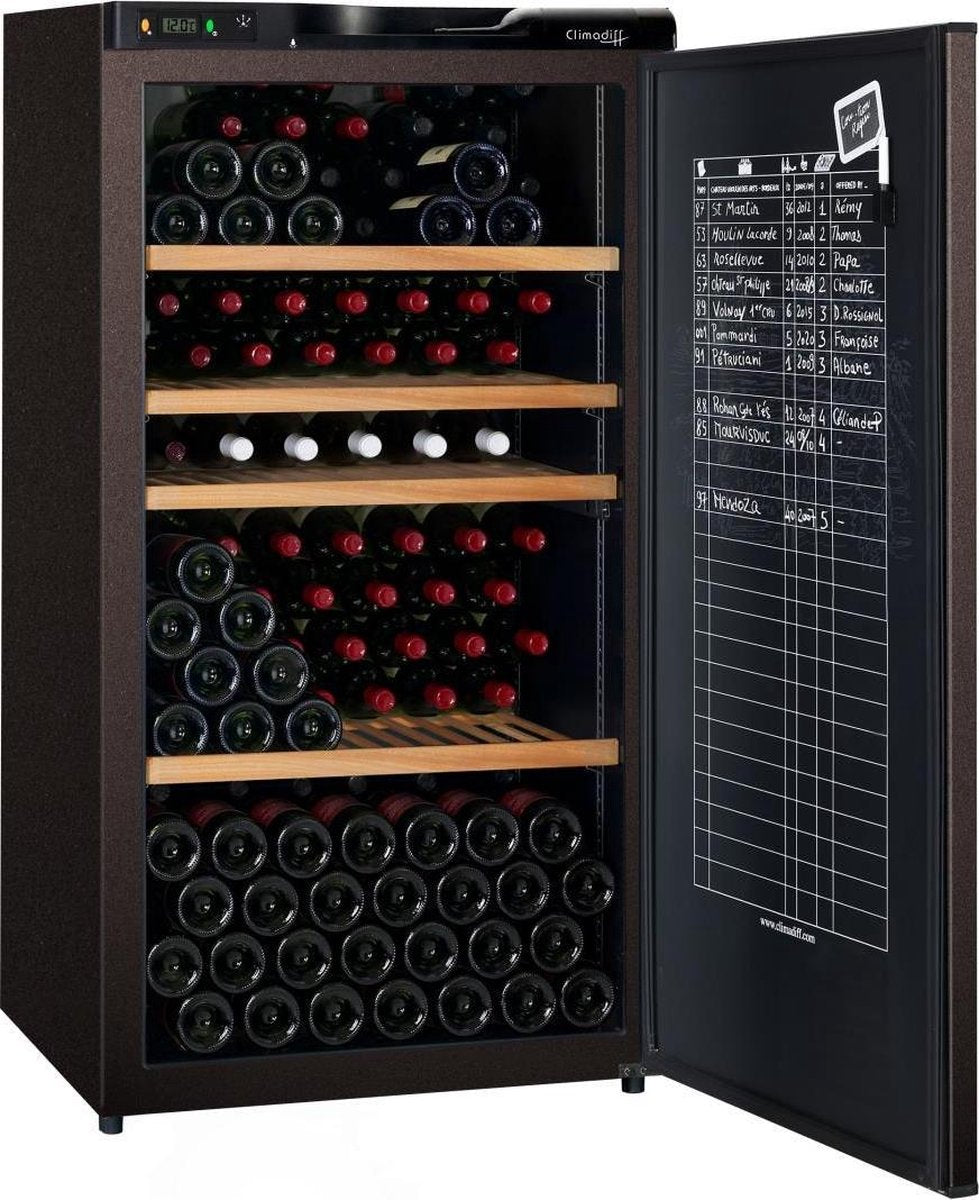 Climadiff CLA210A+ - Wijnkoelkast - 196 flessen