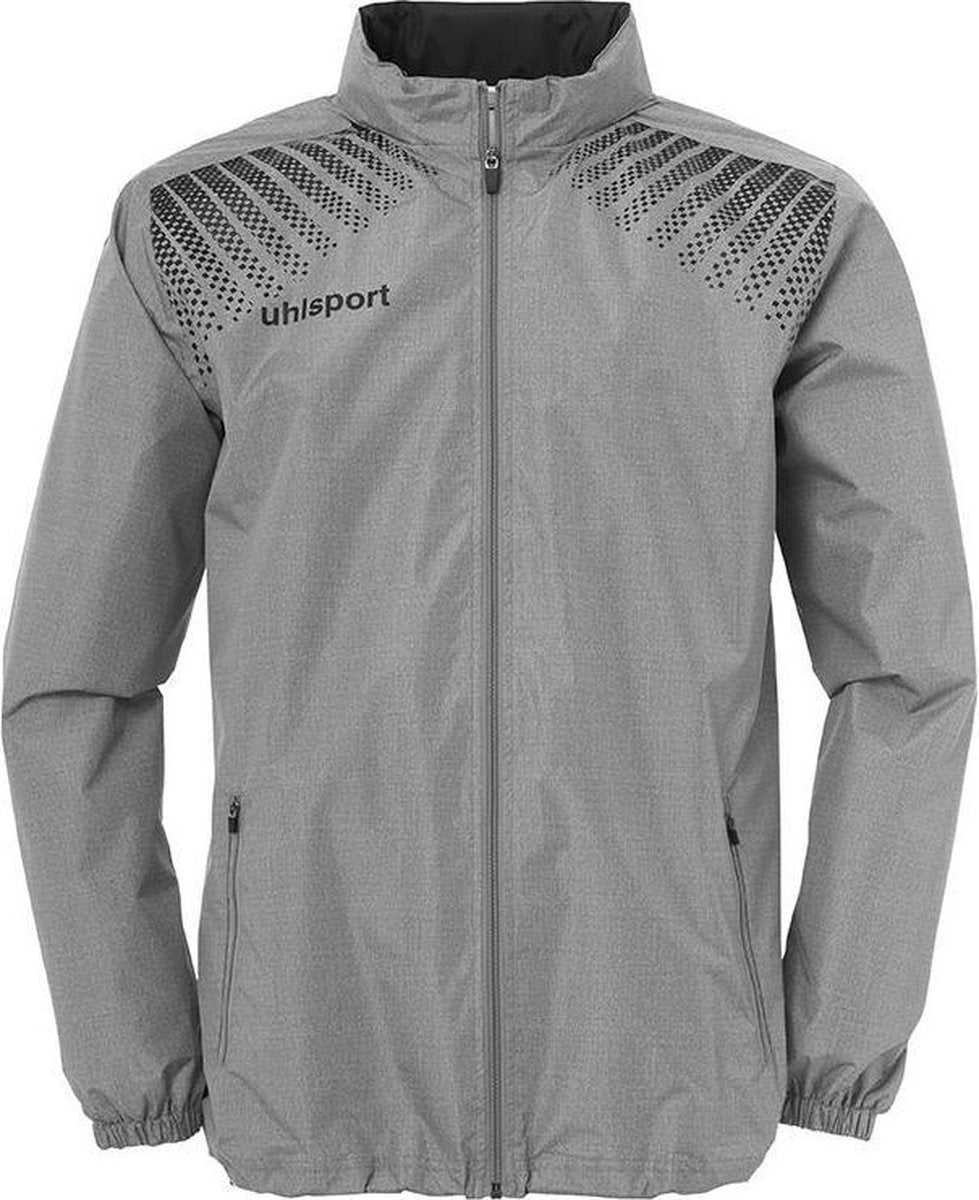 Uhlsport Goal Regenjas Donker Grijs Melange-Zwart Maat S