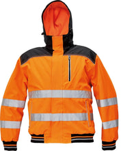 Knoxfield Winterjas pilot jack HV fluor oranje