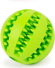 Doodadeals® Hondenbal – Snackbal Hond – Voerbal Hond – Voerbal Kat – Snackbal Kat – Hondenspeelgoed – Hondenspeeltjes – Hondenspeelgoed Intelligentie – Groen - ø 7 cm