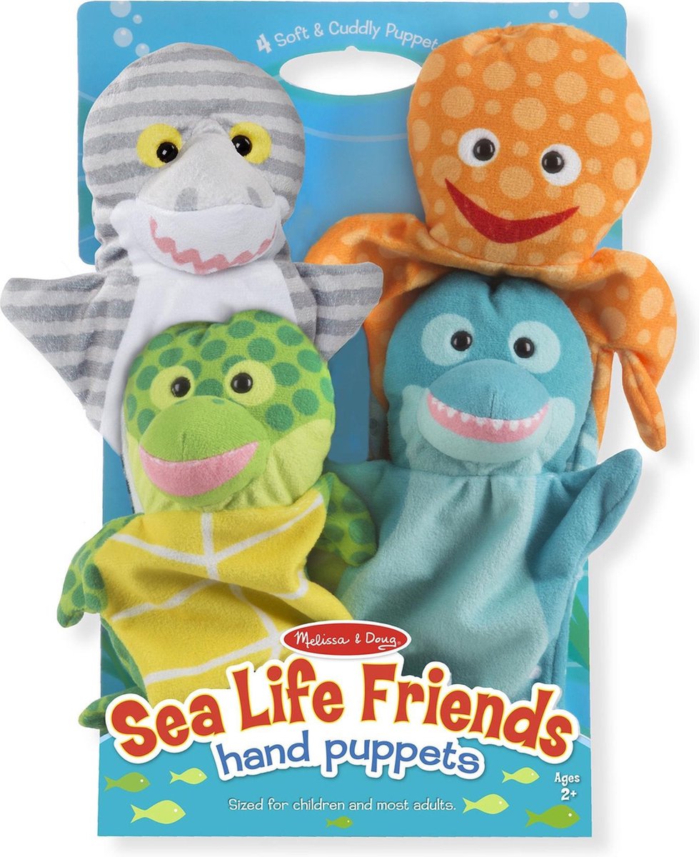 Melissa & Doug - Sea Life Friends Handpoppen