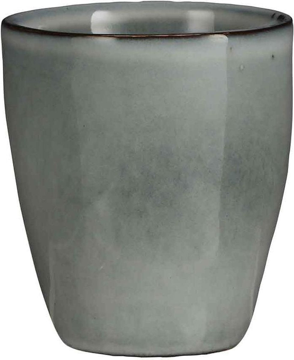 Mica Decorations tabo senseo beker grijs maat in cm: 8