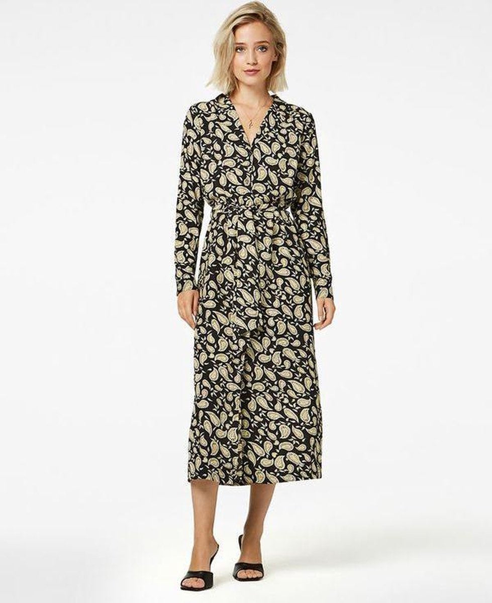 Freebird Odette Paisley Jurk Zwart  dames maat M