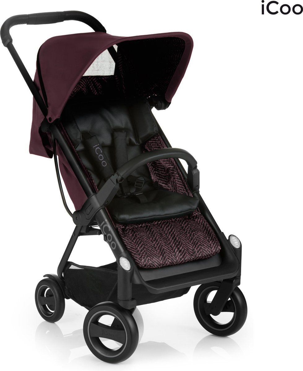 iCoo Acrobat - Kinderwagen - Fishbone Bordeaux