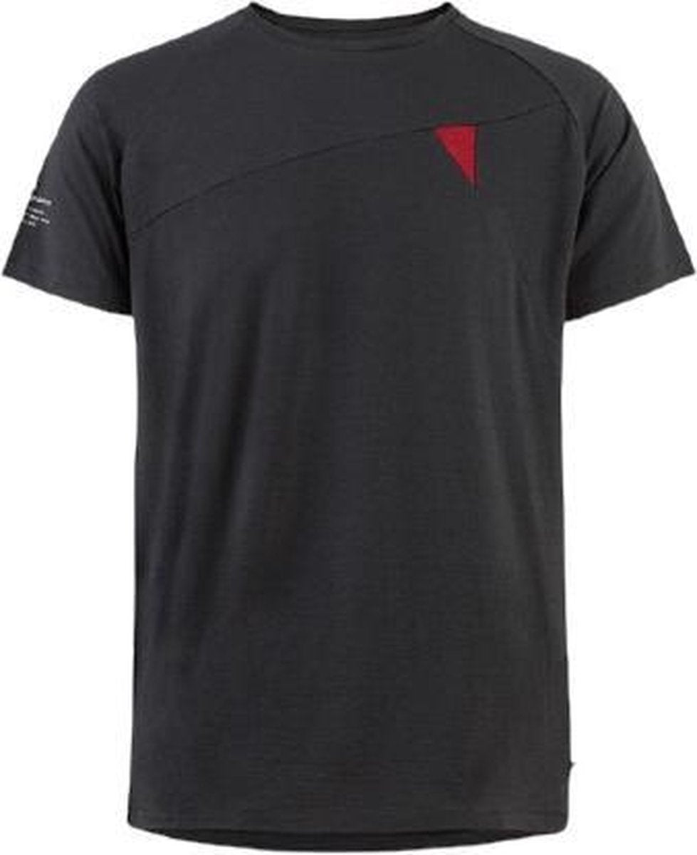 Klättermusen T-shirt Fafne Heren Tencel/merinowol Zwart Maat M