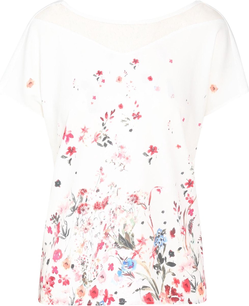 Cassis Dames Blouse met bloemenprint - Maat S