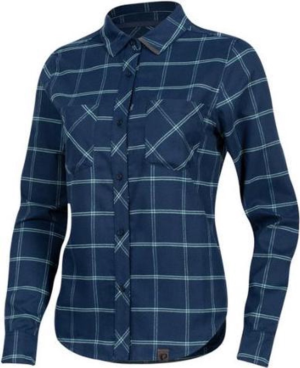 Pearl Izumi Fietsshirt Rove Dames Polyester Blauw Maat Xl