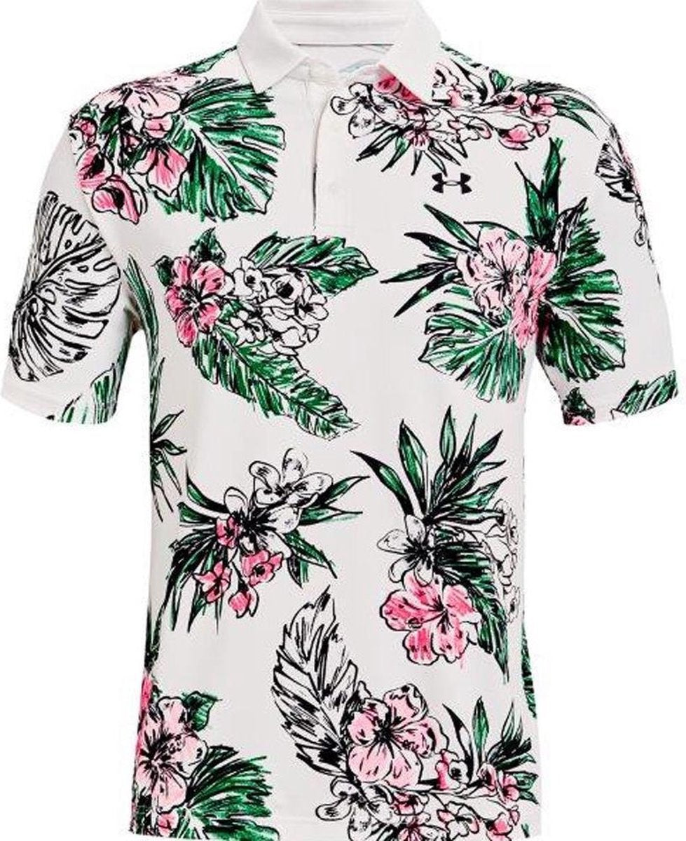 Playoff Polo 2.0 Pink Shock Flower