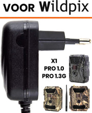 Adapter voor Wildpix Wildcamera - Voeding - 12V - X1 - Pro 1.0 - Pro 1.3G