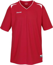 Spalding Attack Shooting Basketbalshirt Heren  Basketbalshirt - Maat M  - Mannen - rood/wit