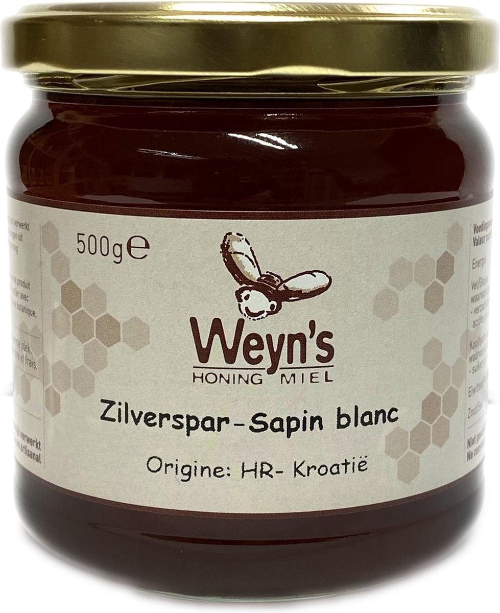 Zilversparhoning - 500g - Weyn's - Honing vloeibaar