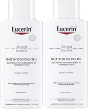 Eucerin Atopi Control Bath & Shower Oil 2x400ml