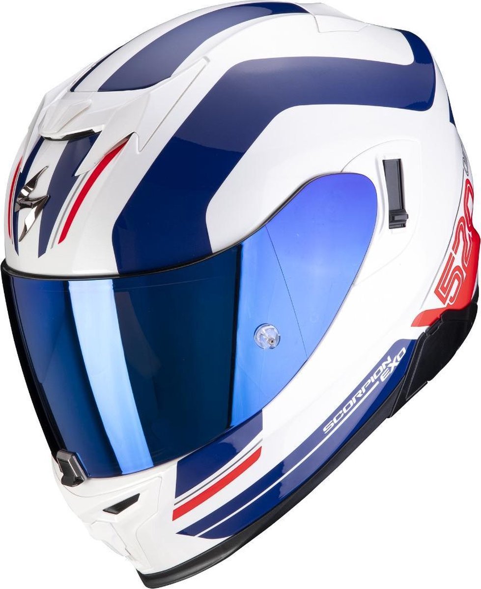 Scorpion EXO-520 Air LeMans - Wit / Blauw / Rood