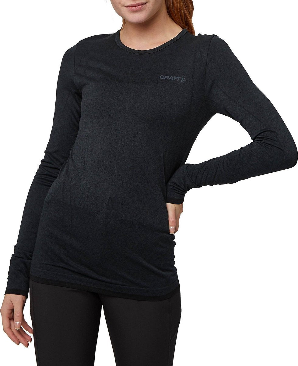 Craft Active Comfort Thermoshirt Zwart Dames - Maat L