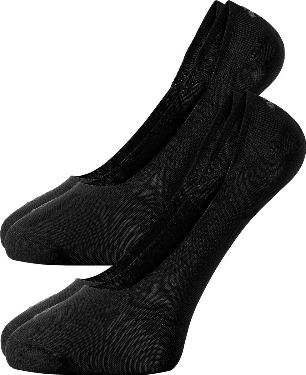 Burlington Everyday invisible herensokken (2-pack) - katoen - zwart -  Maat: 39-40