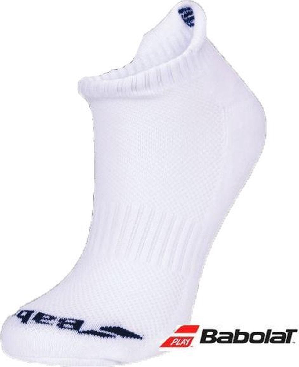 Babolat dames enkelsokken - invisible socks | wit | maat 39/42