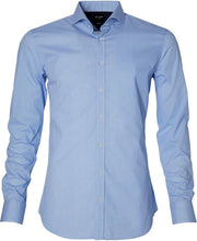 City Line By Nils Overhemd - Body Fit - Blauw - 41