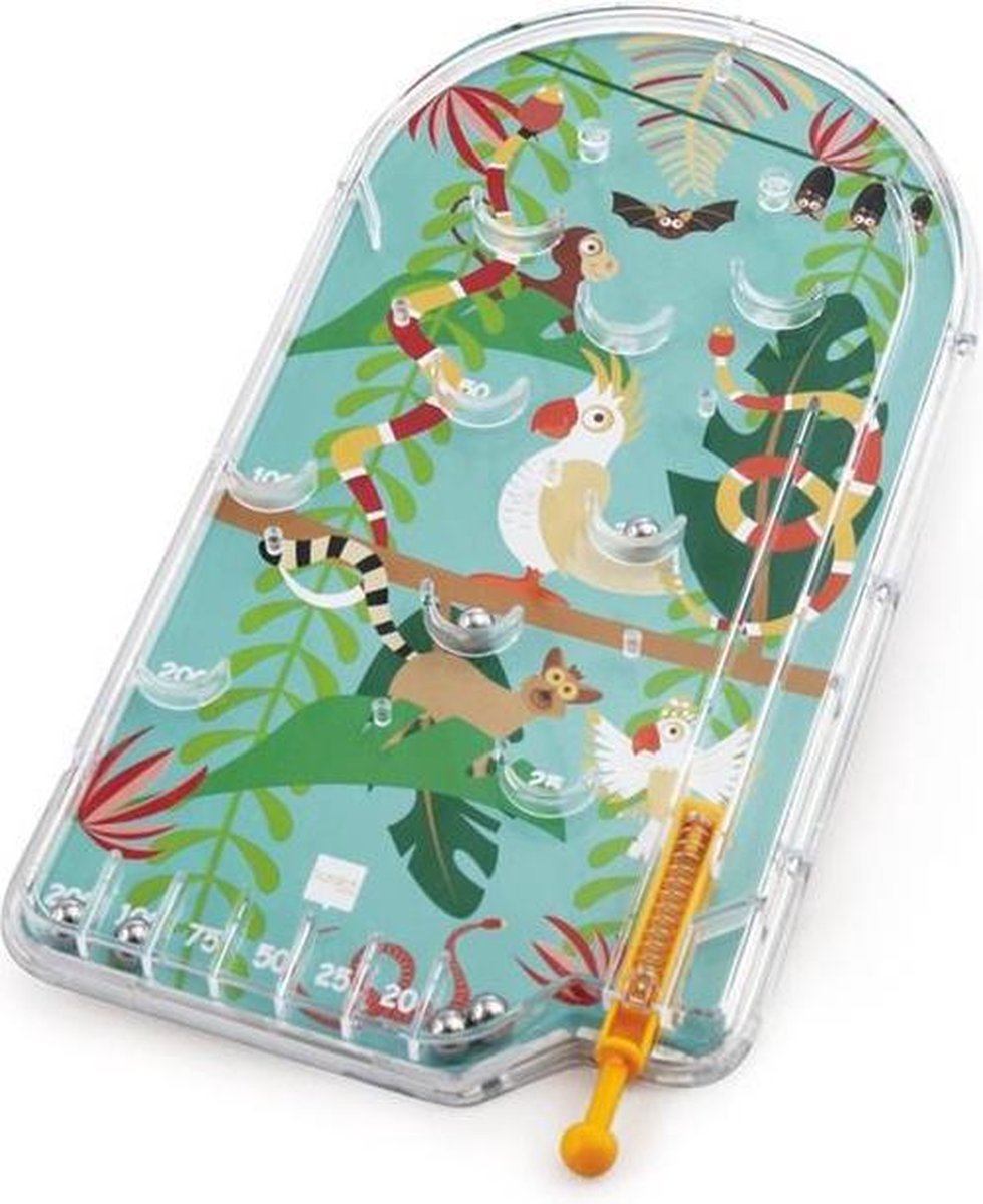 Scratch Pinball Game Jungle 20 Cm Geel/groen
