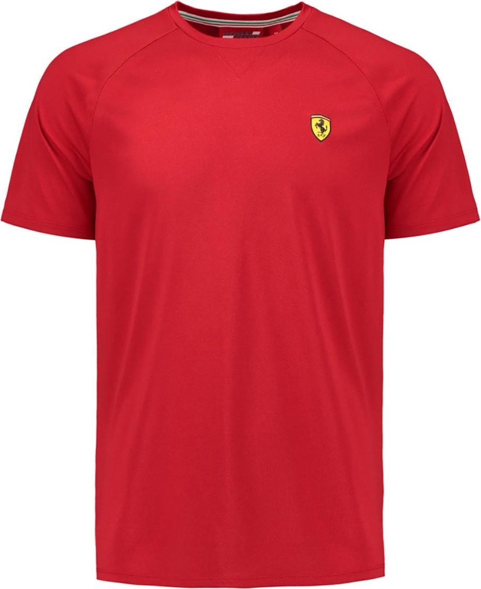 Ferrari T-shirt Scuderia Heren Polyester Rood Maat S
