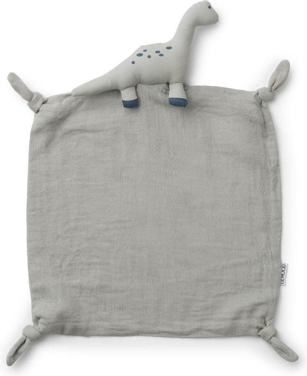 Agnete Cuddle Cloth - Dino Dove Blue | Liewood