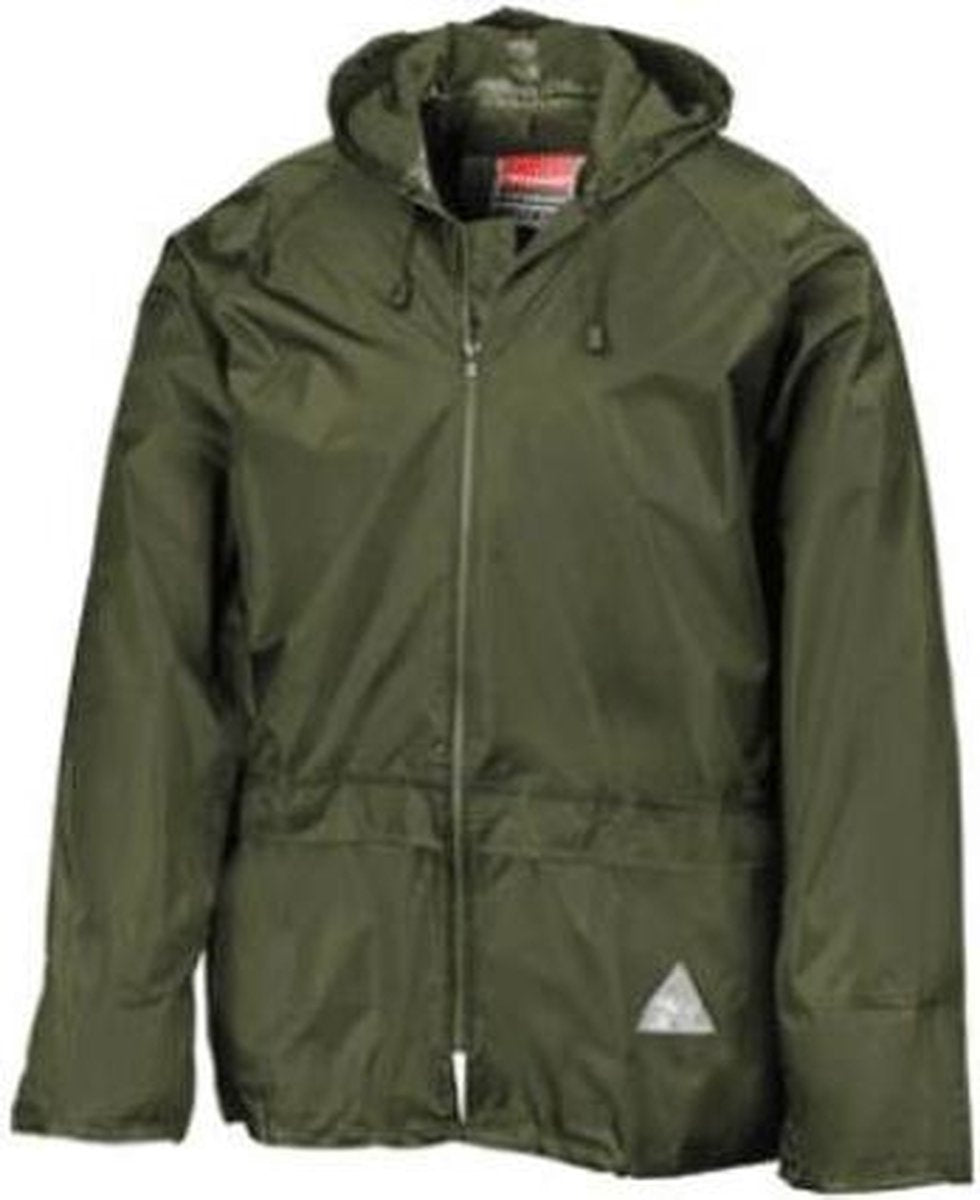 Result - Regenpak - Unisex - Maat XXL - Olijf