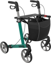 Server Lichtgewicht Rollator Turquoise - Zachte comfort banden